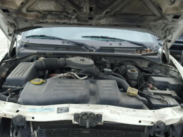 1B7FL26XXYS634269 - 2000 DODGE DAKOTA WHITE photo 7