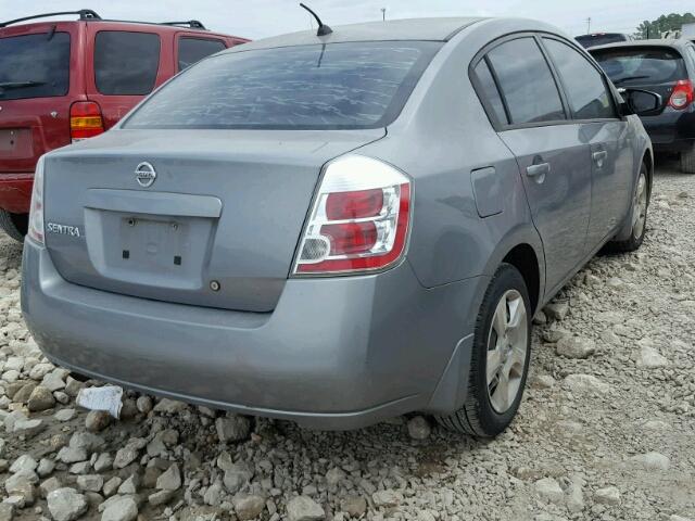 3N1AB61E08L747403 - 2008 NISSAN SENTRA 2.0 SILVER photo 4