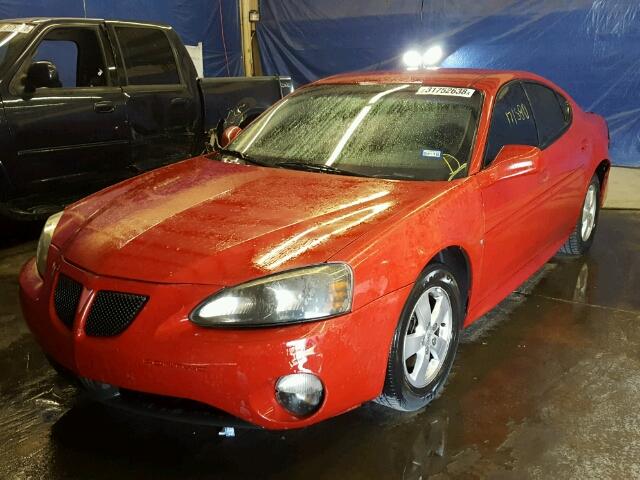 2G2WP552871123142 - 2007 PONTIAC GRAND PRIX RED photo 2