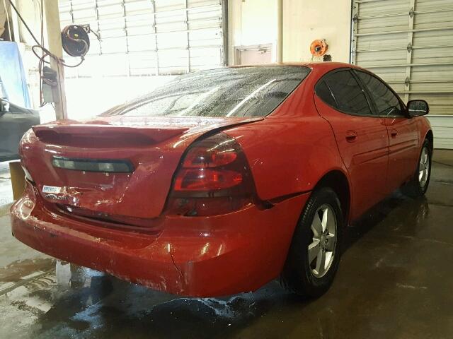 2G2WP552871123142 - 2007 PONTIAC GRAND PRIX RED photo 4