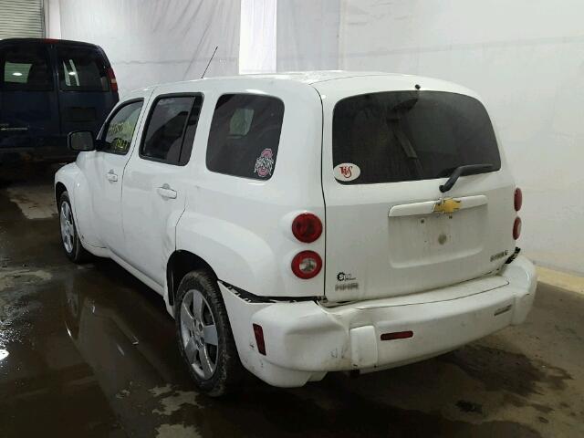 3GNCA13B49S563336 - 2009 CHEVROLET HHR LS WHITE photo 3