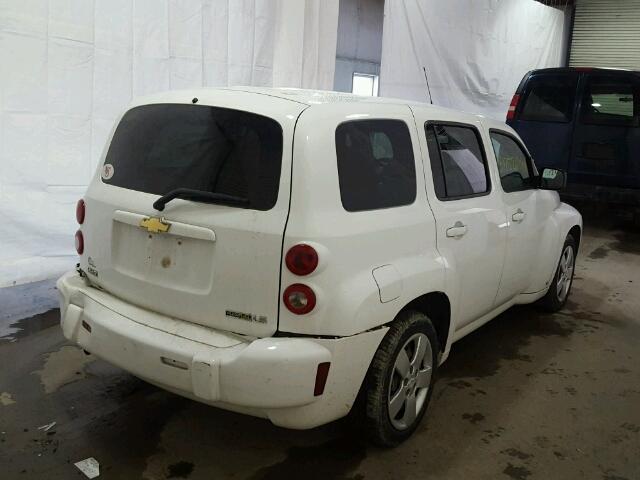 3GNCA13B49S563336 - 2009 CHEVROLET HHR LS WHITE photo 4