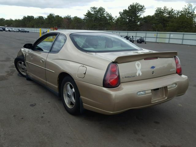 2G1WW12E649213689 - 2004 CHEVROLET MONTE CARL 金色 照片 3