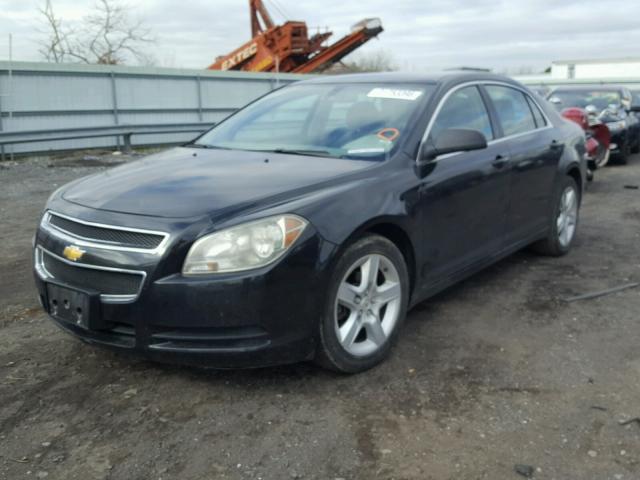 1G1ZA5EUXBF199502 - 2011 CHEVROLET MALIBU LS შავი ფოტო 2
