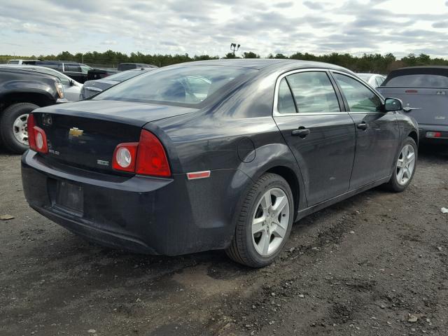1G1ZA5EUXBF199502 - 2011 CHEVROLET MALIBU LS შავი ფოტო 4