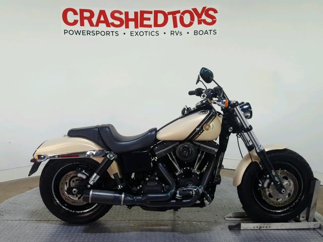 1HD1GYM19EC307110 - 2014 HARLEY-DAVIDSON FXDF DYNA TAN photo 1