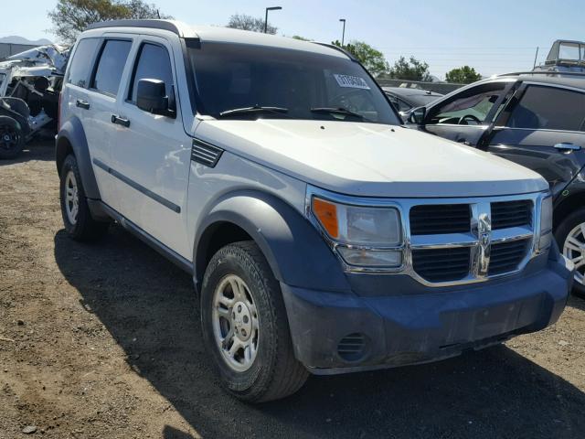 1D8GU28K38W252887 - 2008 DODGE NITRO SXT WHITE photo 1