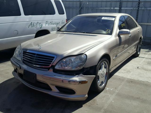 WDBNG75J53A324148 - 2003 MERCEDES-BENZ S 500 GOLD photo 9