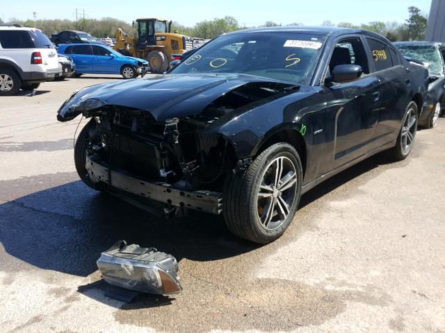 2C3CDXDT4EH296369 - 2014 DODGE CHARGER R/ BLACK photo 2