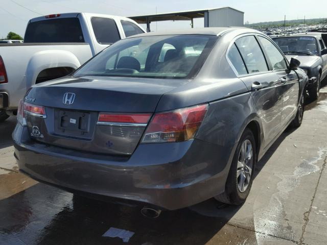 1HGCP2F47CA035178 - 2012 HONDA ACCORD LXP GRAY photo 4