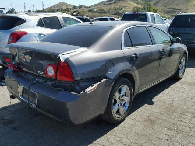 1G1ZC5E06A4164277 - 2010 CHEVROLET MALIBU 1LT GRAY photo 4