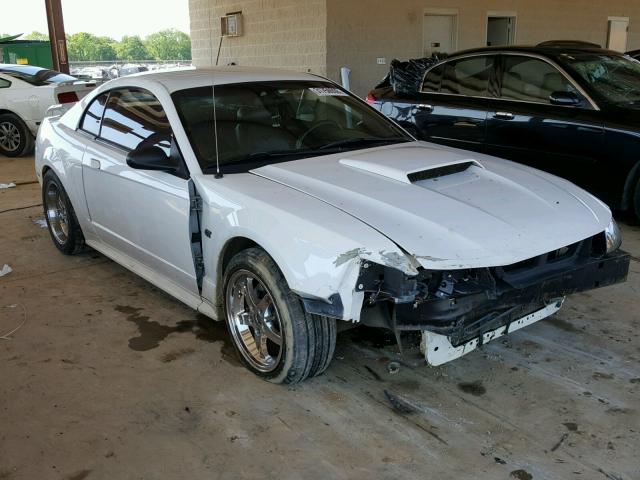 1FAFP42X21F163521 - 2001 FORD MUSTANG GT WHITE photo 1