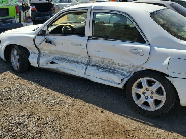 1YVGF22D815218050 - 2001 MAZDA 626 ES WHITE photo 10