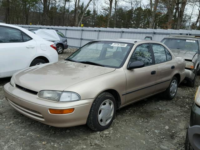 1Y1SK5267VZ400590 - 1997 GEO PRIZM BASE თაფლისფერი ფოტო 2
