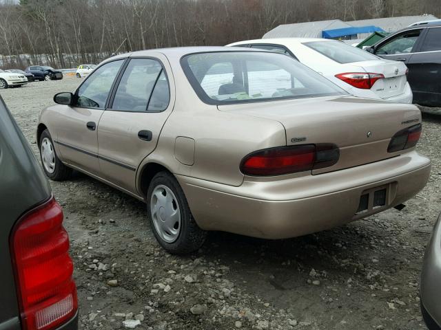 1Y1SK5267VZ400590 - 1997 GEO PRIZM BASE თაფლისფერი ფოტო 3