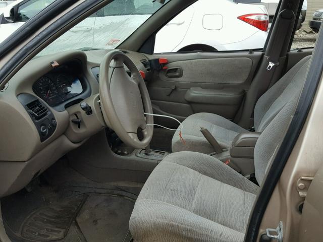 1Y1SK5267VZ400590 - 1997 GEO PRIZM BASE თაფლისფერი ფოტო 5