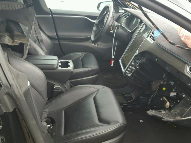 5YJSA1H29EFP64083 - 2014 TESLA MODEL S BLACK photo 5