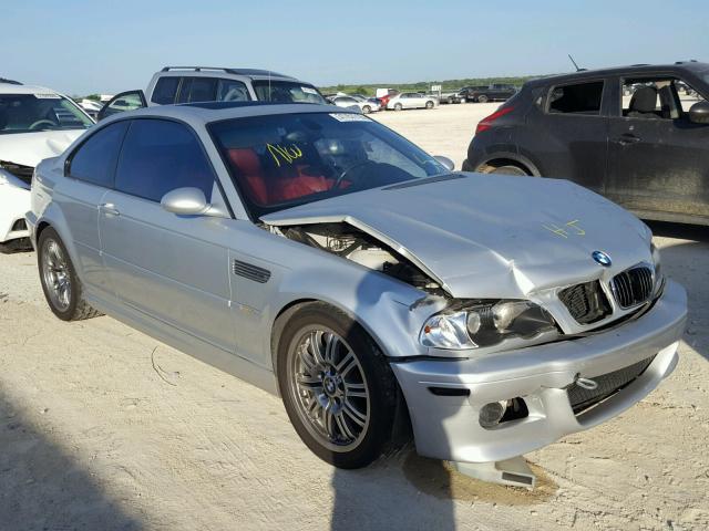 WBSBL93402JR16220 - 2002 BMW M3 SILVER photo 1