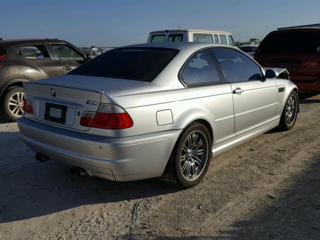 WBSBL93402JR16220 - 2002 BMW M3 SILVER photo 4