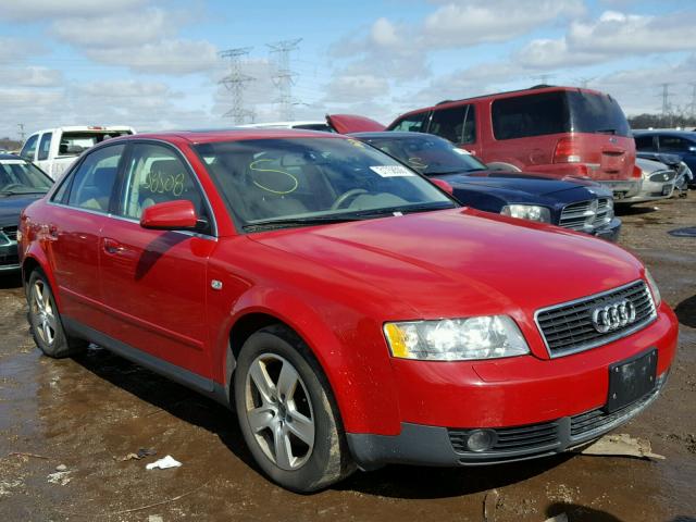 WAULT68E52A309934 - 2002 AUDI A4 3.0 QUA RED photo 1