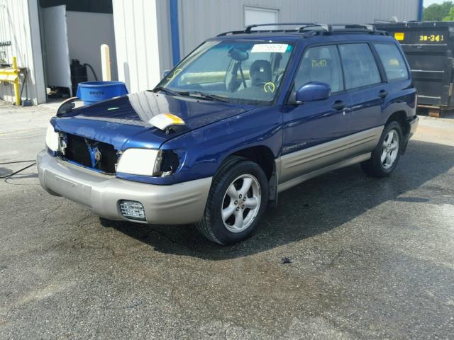 JF1SF65541H729433 - 2001 SUBARU FORESTER S 蓝色 照片 2