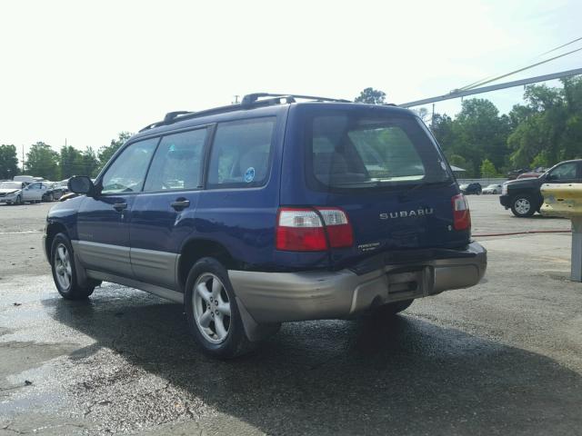 JF1SF65541H729433 - 2001 SUBARU FORESTER S 蓝色 照片 3