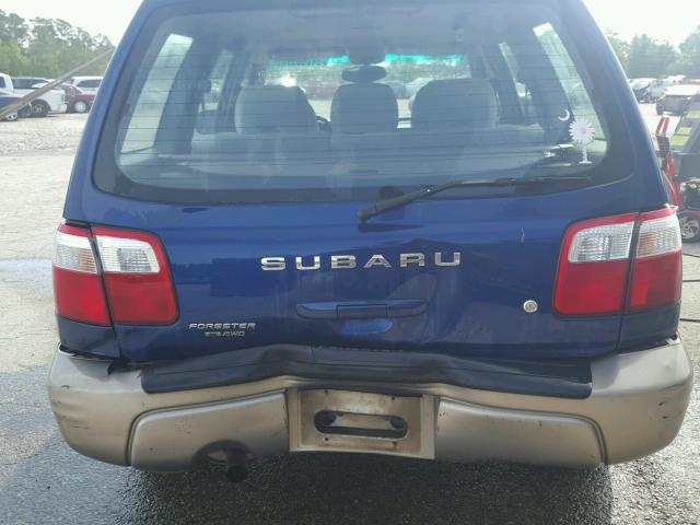 JF1SF65541H729433 - 2001 SUBARU FORESTER S 蓝色 照片 9