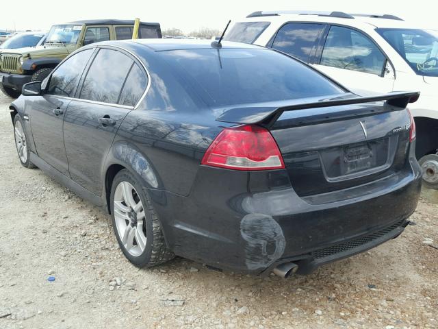 6G2ER57769L237171 - 2009 PONTIAC G8 BLACK photo 3