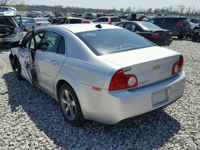 1G1ZC5E03CF226094 - 2012 CHEVROLET MALIBU 1LT ვერცხლისფერი ფოტო 3