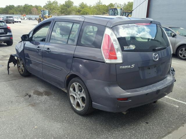 JM1CR29L890340229 - 2009 MAZDA 5 BLUE photo 3