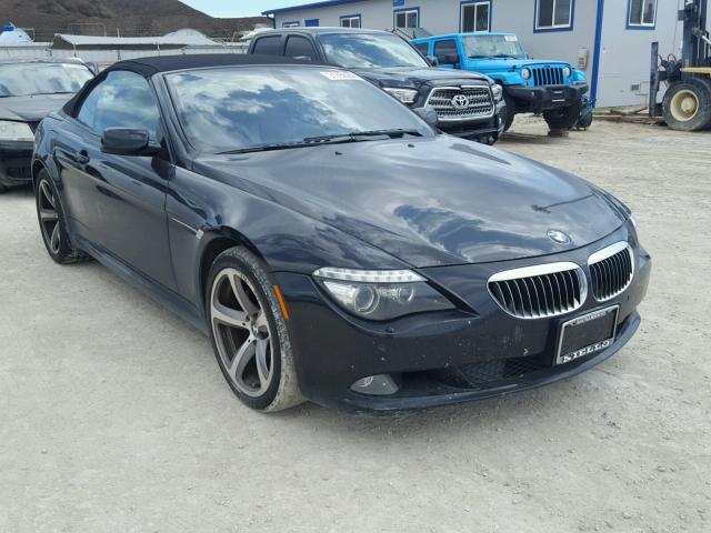 WBAEB53538CX62329 - 2008 BMW 650 I BLACK photo 1