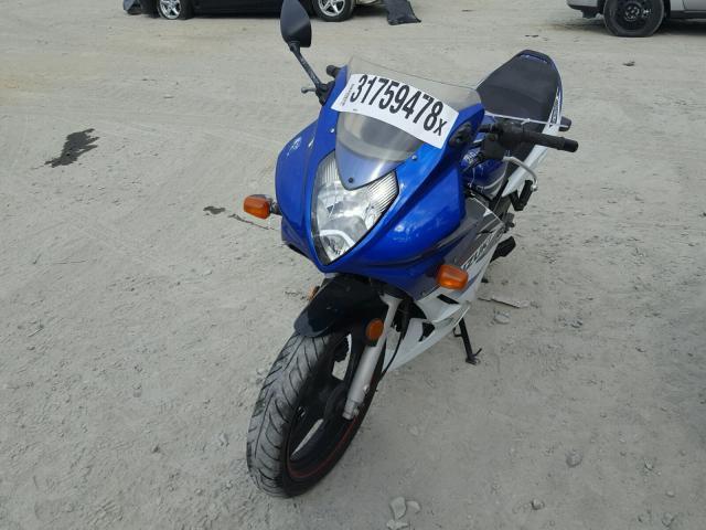 VTTGM51A772102155 - 2007 SUZUKI GS500 BLUE photo 2