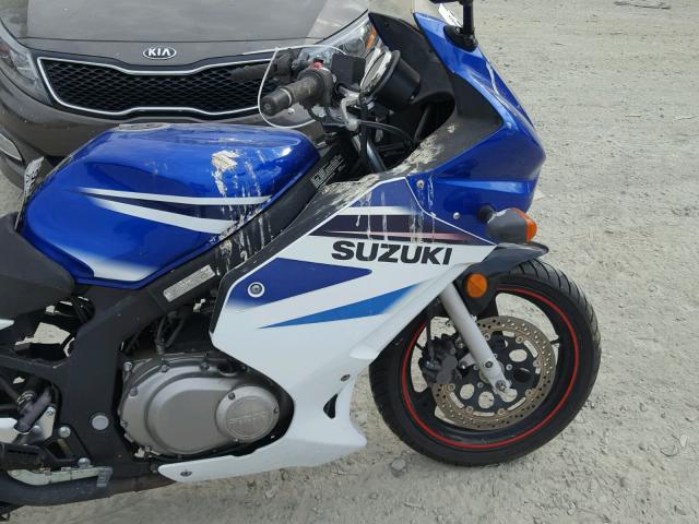 VTTGM51A772102155 - 2007 SUZUKI GS500 BLUE photo 9