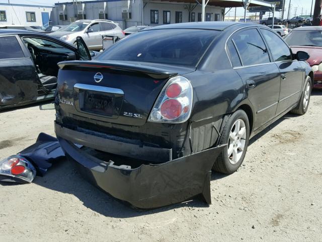 1N4AL11D25N925074 - 2005 NISSAN ALTIMA S BLACK photo 4