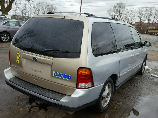 2FMZA57471BC01545 - 2001 FORD WINDSTAR S SILVER photo 4