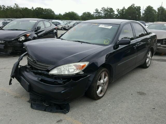 4T1BE32K42U086530 - 2002 TOYOTA CAMRY LE BLACK photo 2