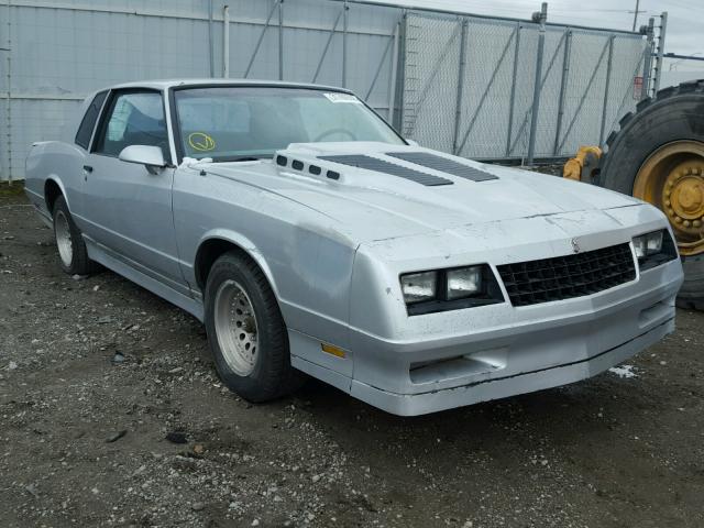 1G1GZ11G5HD132088 - 1987 CHEVROLET MONTE CARL SILVER photo 1