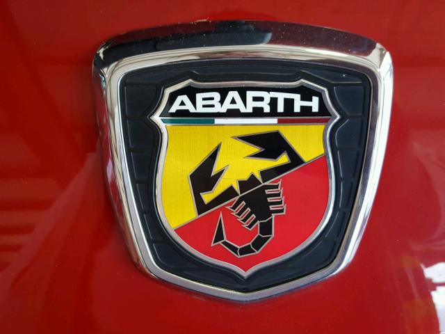 3C3CFFFH2DT573684 - 2013 FIAT 500 ABARTH RED photo 9