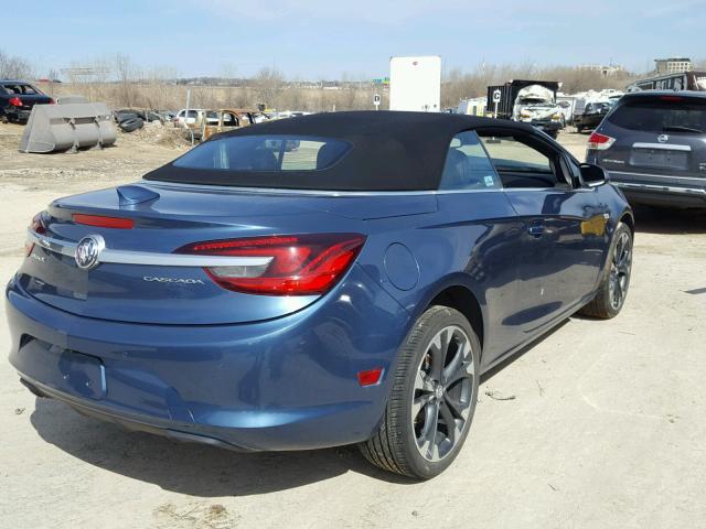 W04WH3N57HG015603 - 2017 BUICK CASCADA PR BLUE photo 4