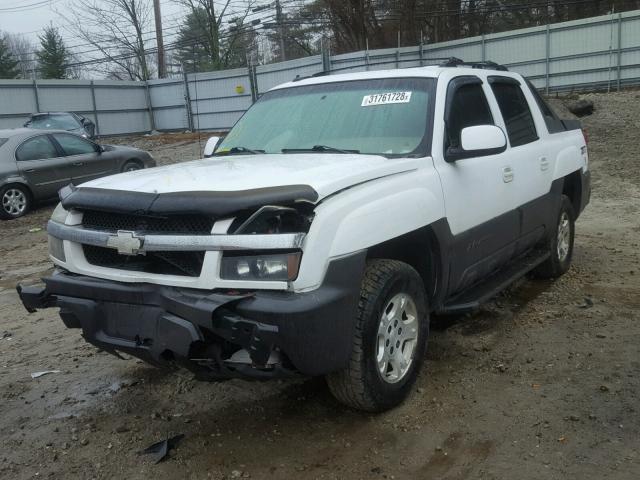 3GNEK13T23G323162 - 2003 CHEVROLET AVALANCHE WHITE photo 2