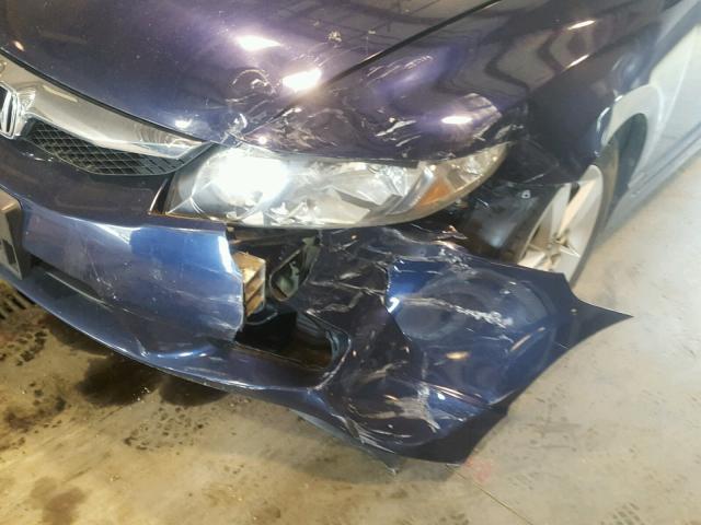 2HGFA1F60BH524404 - 2011 HONDA CIVIC LX-S Կապույտ լուսանկար 9