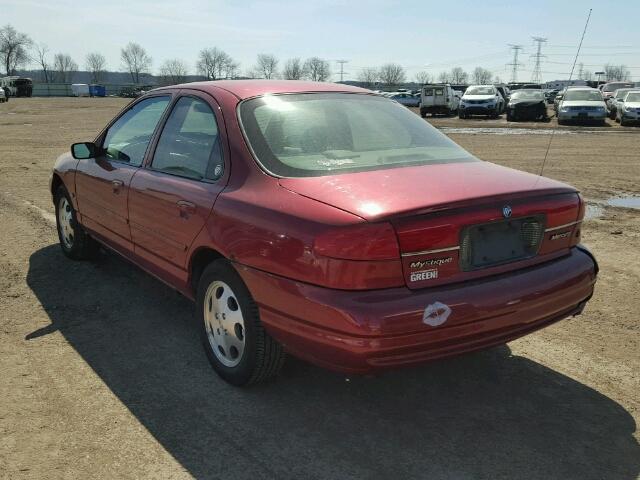 3MEFM6533YM603875 - 2000 MERCURY MYSTIQUE G RED photo 3