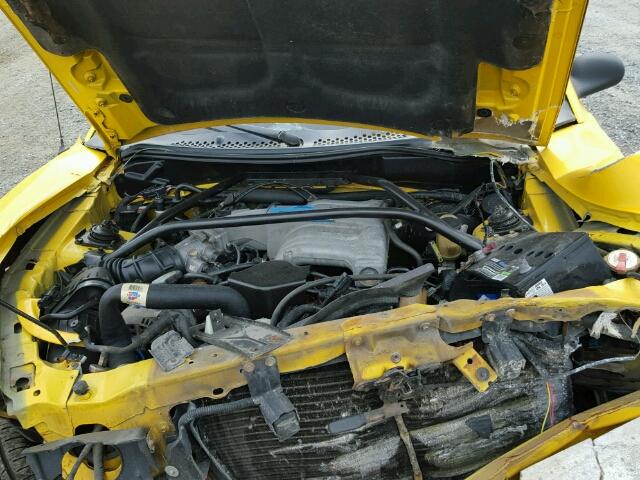 1FALP45T2RF162683 - 1994 FORD MUSTANG GT YELLOW photo 7