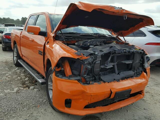 1C6RR6MT0FS701372 - 2015 RAM 1500 SPORT ORANGE photo 1