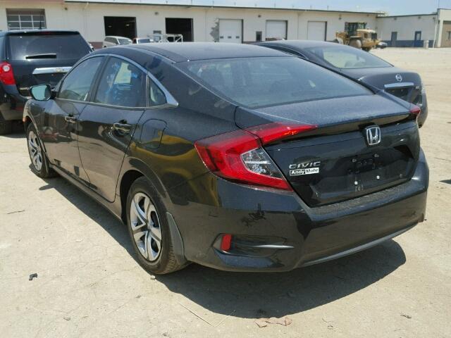 19XFC2F66GE045728 - 2016 HONDA CIVIC LX BLACK photo 3