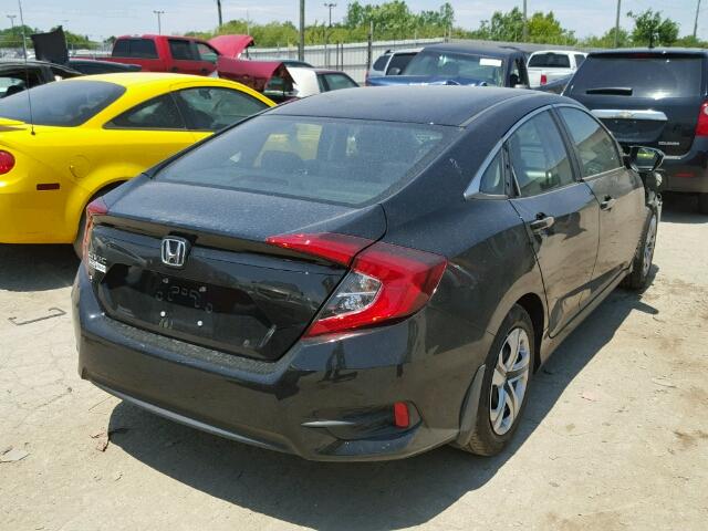 19XFC2F66GE045728 - 2016 HONDA CIVIC LX BLACK photo 4