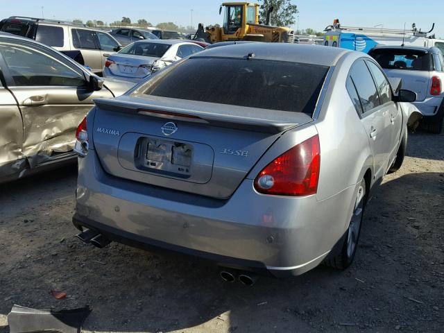 1N4BA41E87C812491 - 2007 NISSAN MAXIMA SE GRAY photo 4