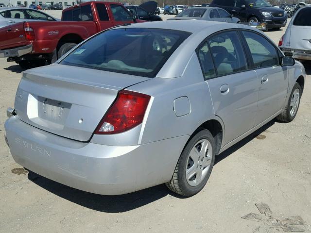 1G8AJ58F97Z140782 - 2007 SATURN ION LEVEL ვერცხლისფერი ფოტო 4
