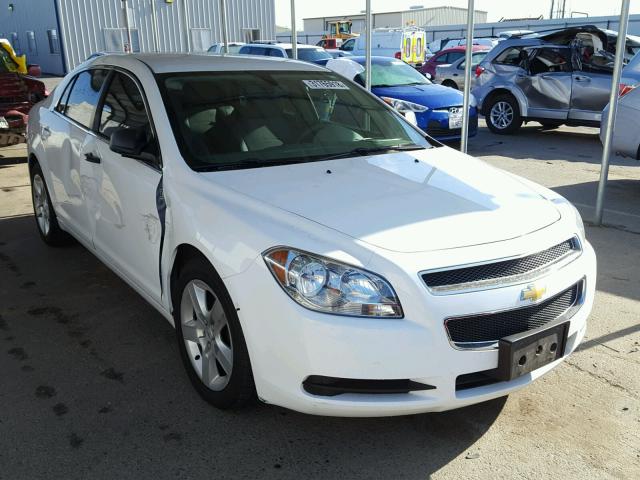 1G1ZA5E09CF330319 - 2012 CHEVROLET MALIBU LS თეთრი ფოტო 1
