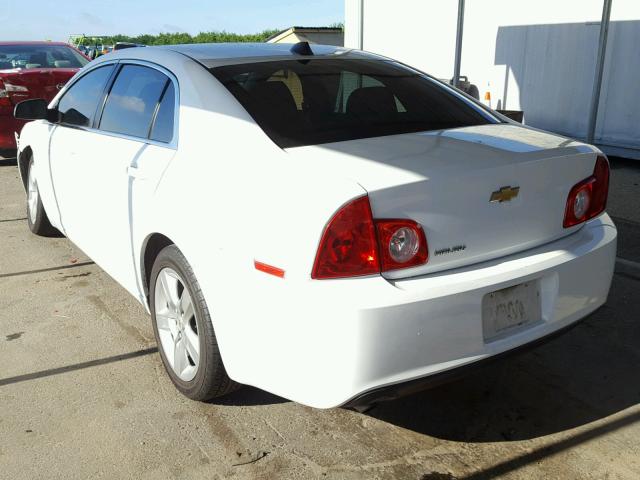 1G1ZA5E09CF330319 - 2012 CHEVROLET MALIBU LS თეთრი ფოტო 3